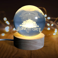 3D Crystal Ball lamps for Bedroom 3D Lamps for Home Decoration 3D Crystal Ball Night Light Gifts for Women Gifts for Men Room Decor Items for Bedroom for Friend and Family (1 Pc)